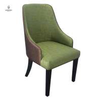 Wholesale Wooden Kitchen Room Arm-less Upholstered Dining Chair