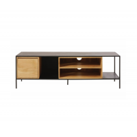 K/D Wooden And Metal With 1 Door And Open Drawers TV Stand/TV Cabinet For Living Room